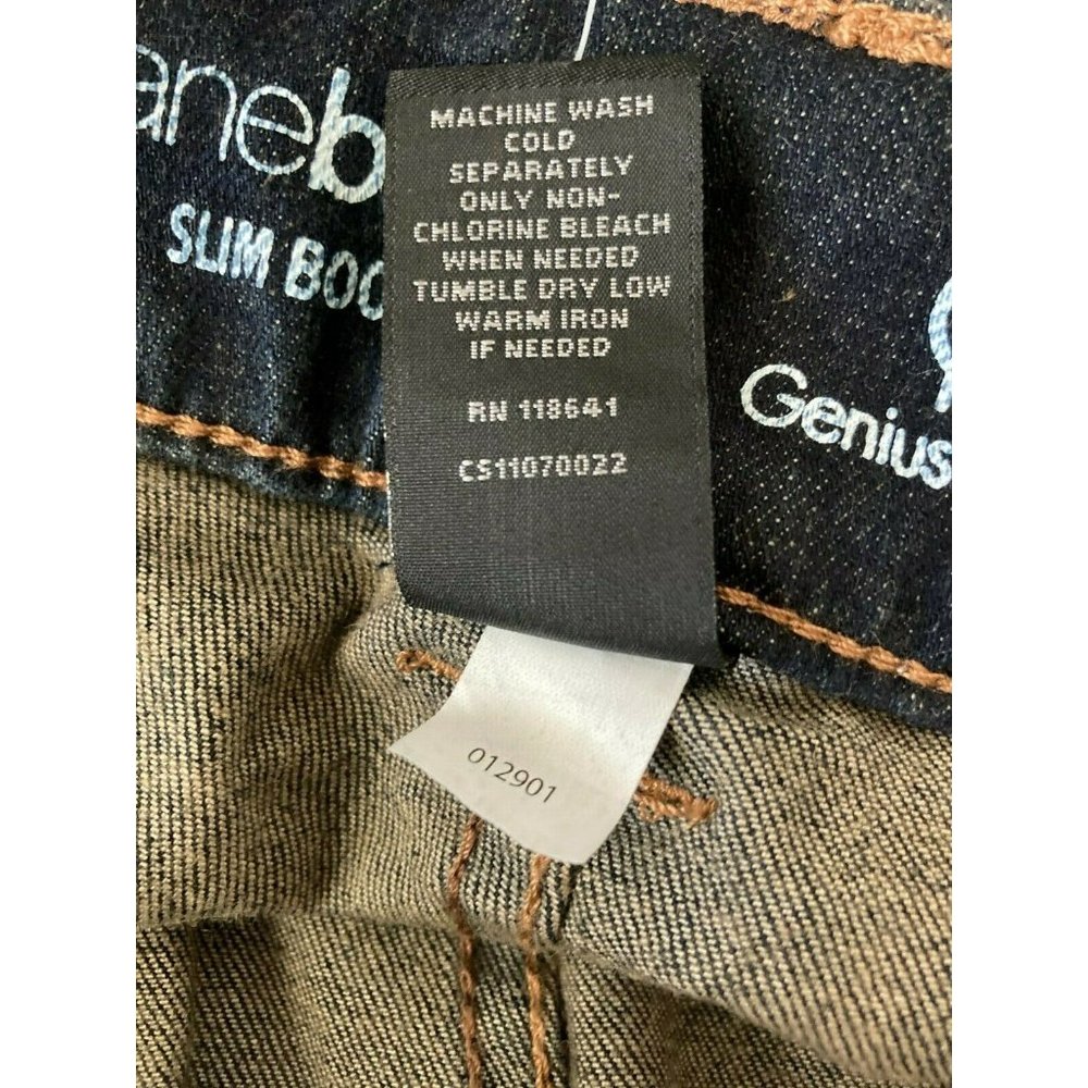 Lane Bryant Slim Boot Cut Jeans Genius Fit Plus Sz 26 Average Dark Denim NWT - Picture 6 of 6